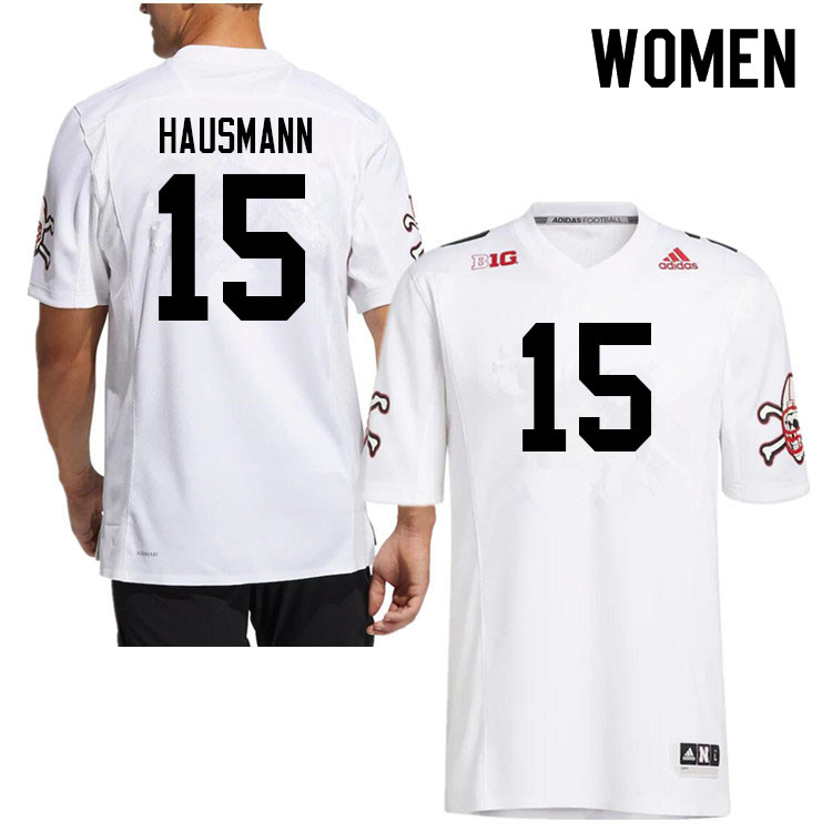 Women #15 Ernest Hausmann Nebraska Cornhuskers College Football Jerseys Sale-Strategy